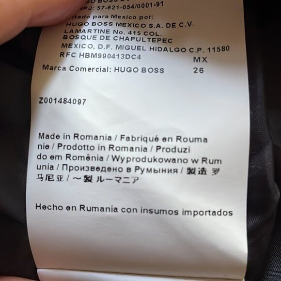 Hugo Boss Black and Gray Strapless Sheath Dress - Picture 16 of 16